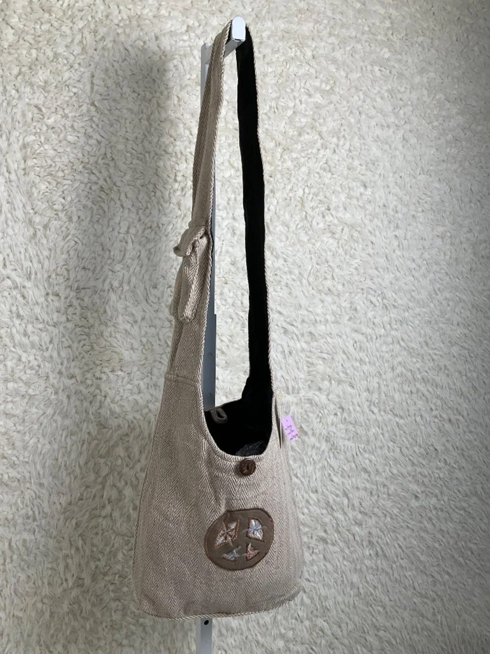 HIMALAYAN PEACE HOBO-STYLE WOMEN'S CROSSBODY/SLING PURSE~NWT!